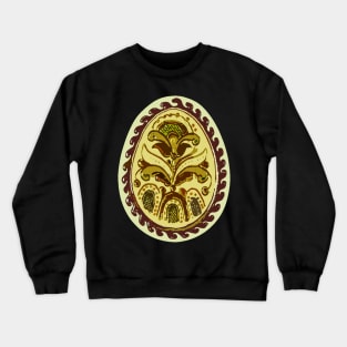 Ukrainian easter egg designe Crewneck Sweatshirt